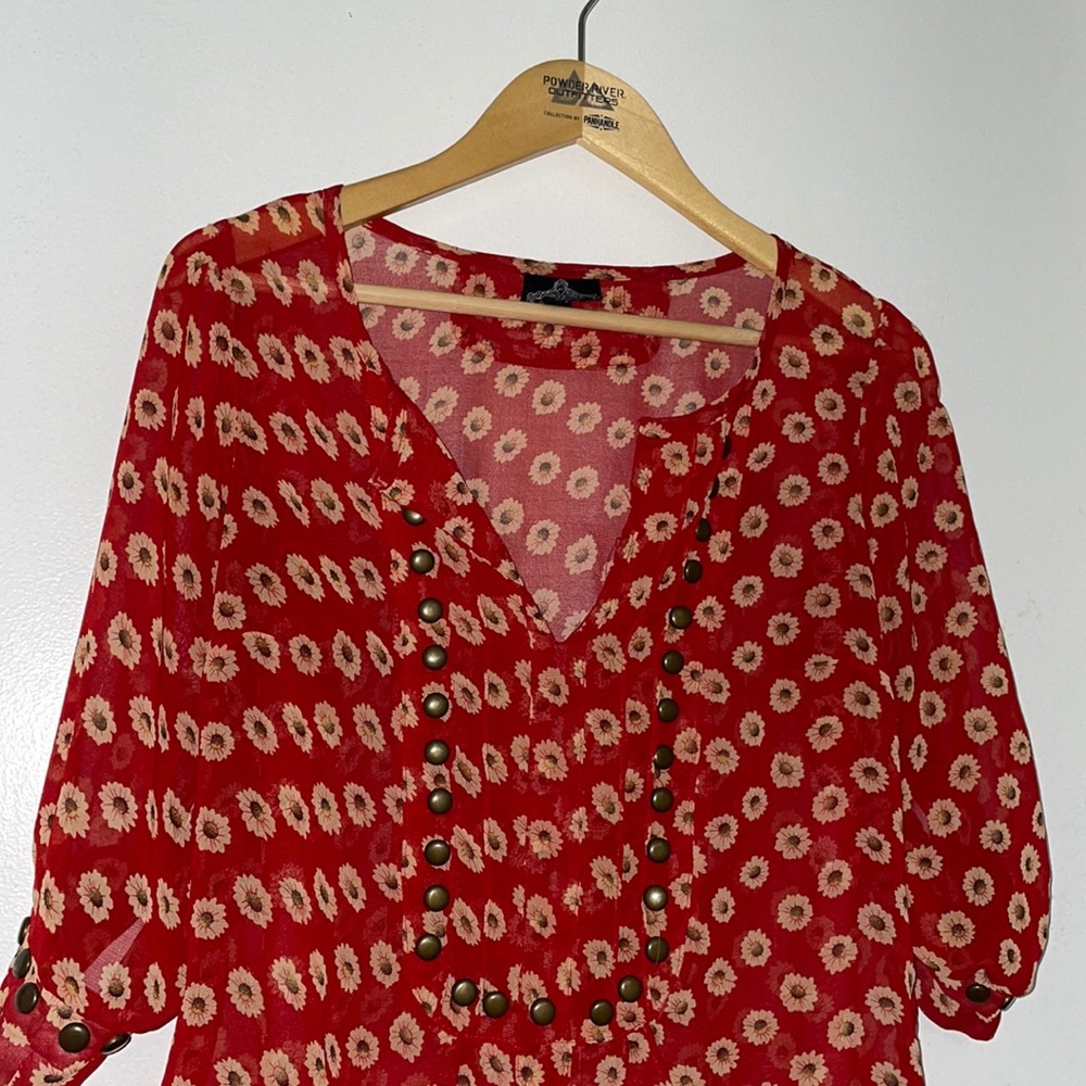 Angie Sunflower Blouse